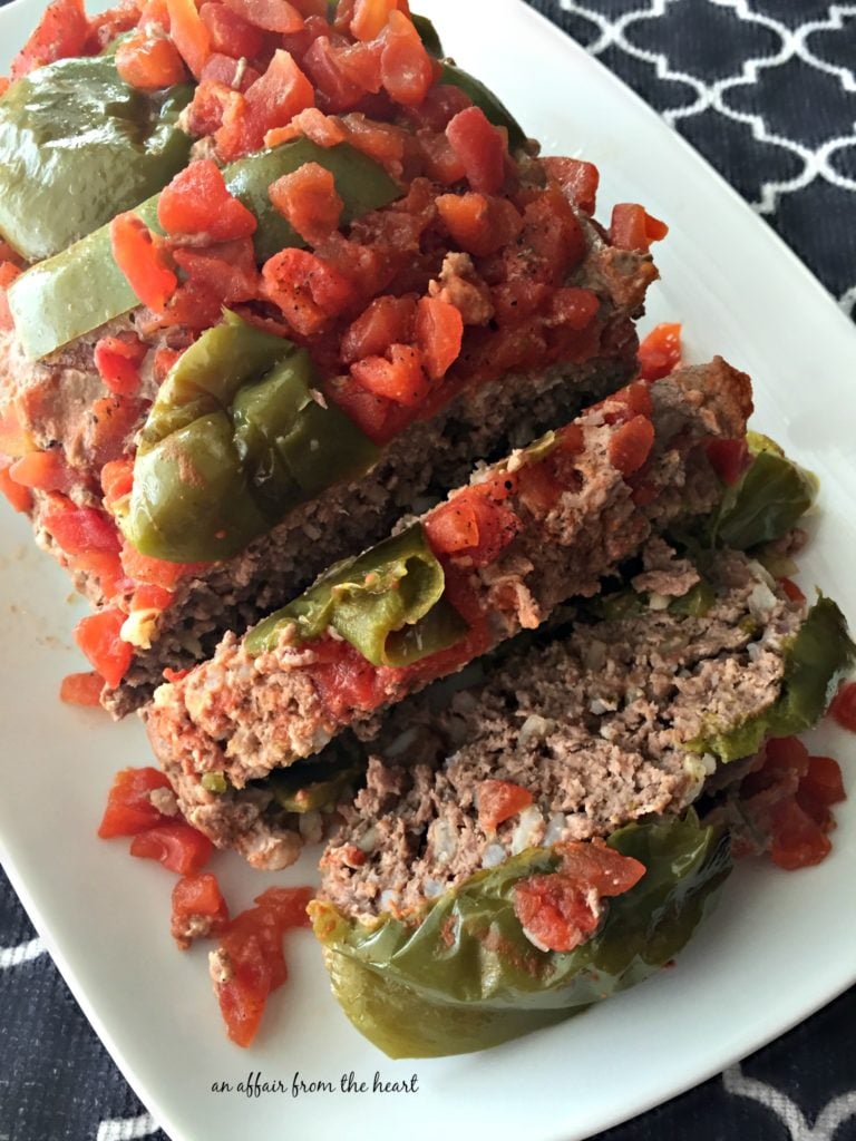 Stuffed Pepper Meatloaf An Affair from the Heart