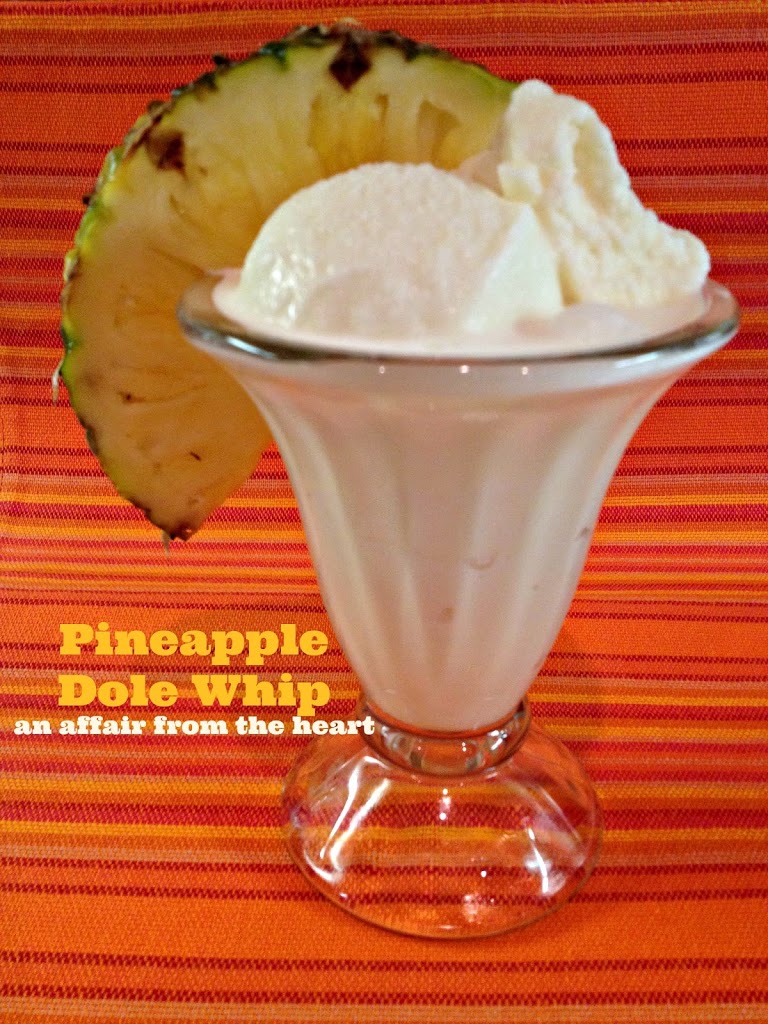 Pineapple Dole Whip Homemade Pineapple Ice Cream An Affair from the