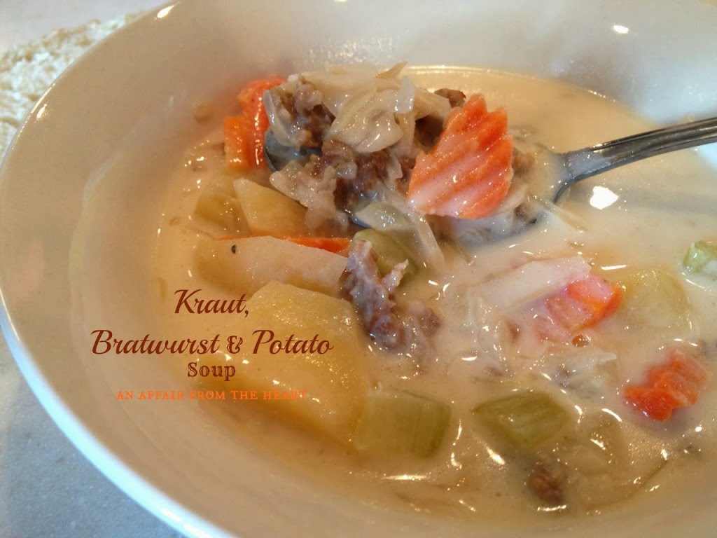 Sauerkraut, Bratwurst and Potato Soup An Affair from the Heart
