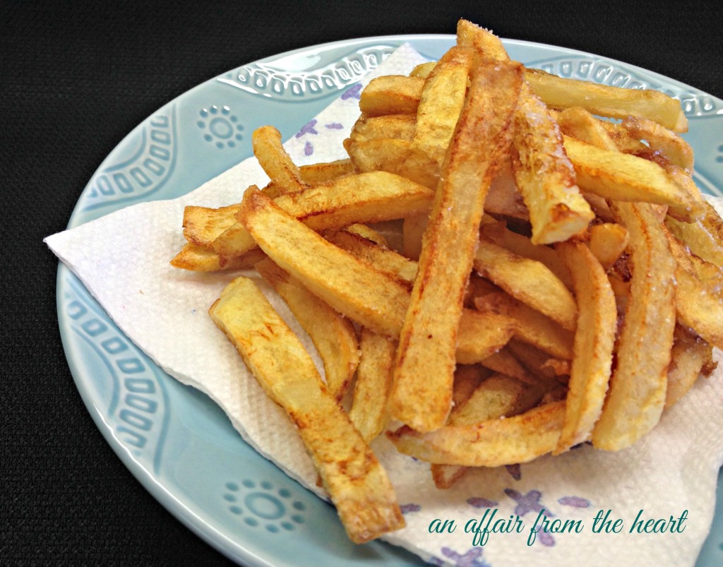 Homemade {double fried} French Fries An Affair from the Heart