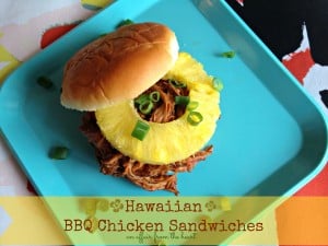 hawaiian bbq chicken sandwiches