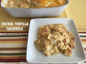 Chicken Tortilla Casserole