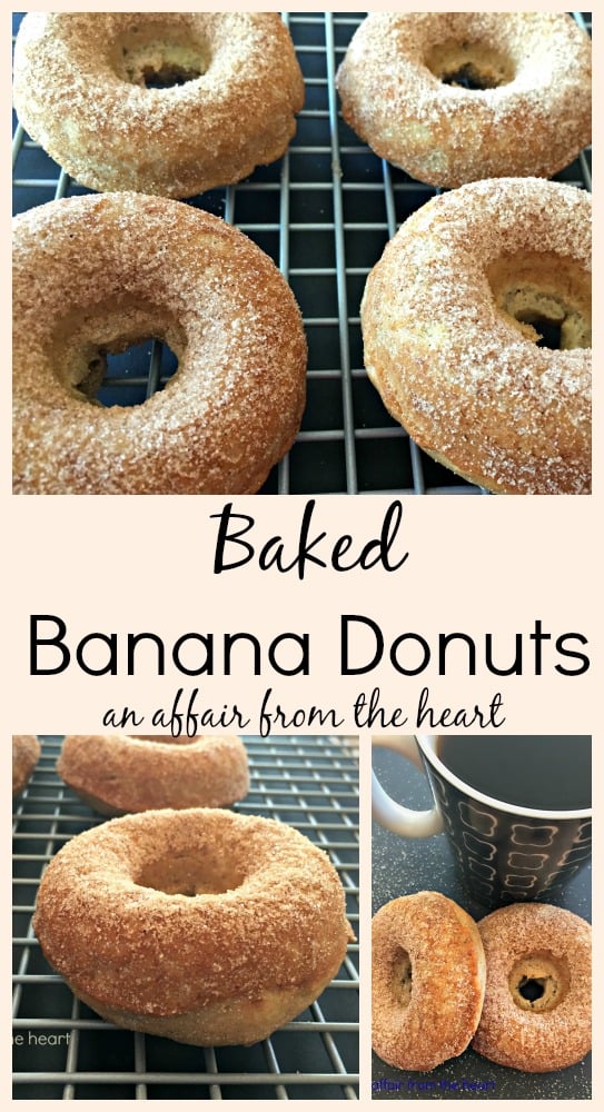 Baked Banana Donuts An Affair from the Heart