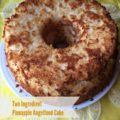 Angel Food Cake With Cherry Pie Filling In The Center Angel Food Cake With Cherry Pie Filling In The Center